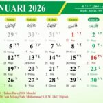 Kalender Januari 2026: Catat Tanggal Merah dan Hari Penting Nasional-Internasional