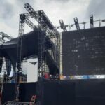 Panggung Tahun Baru 2026 di Bundaran HI Mulai Didirikan, Tanpa Kembang Api Diganti Doa Bersama