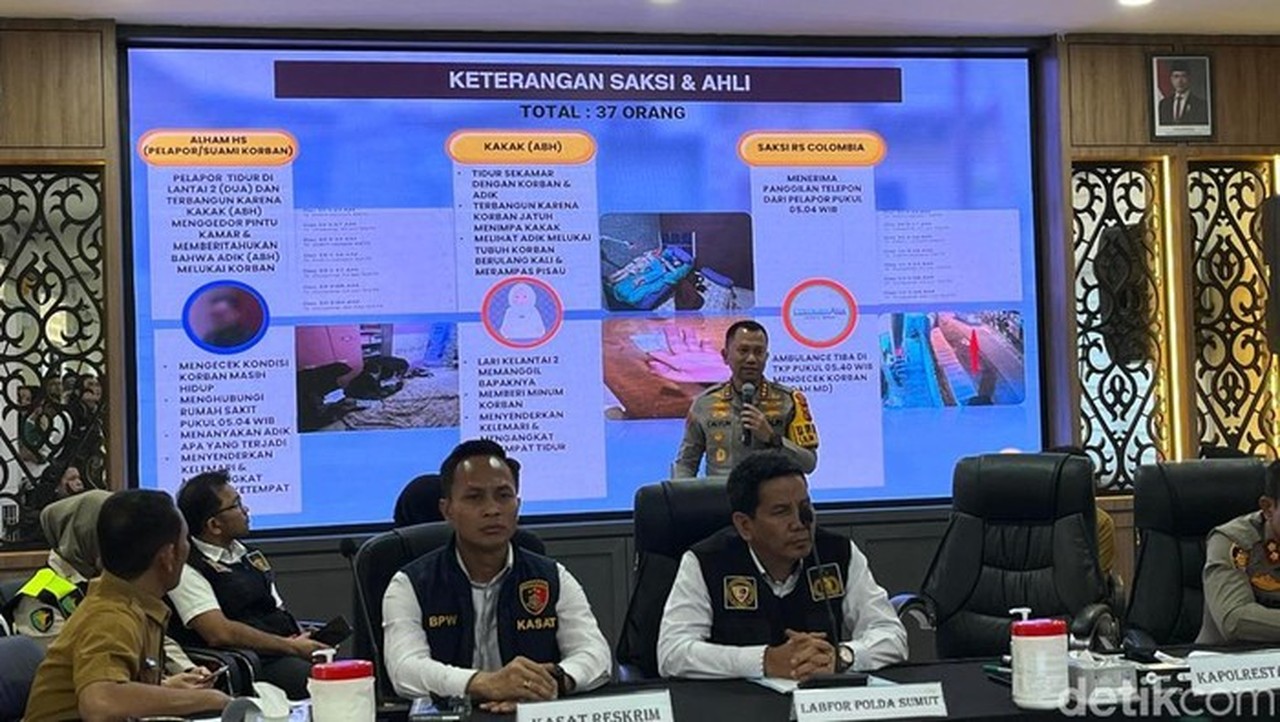 Labfor Tak Temukan Jejak Ayah di TKP Pembunuhan Ibu di Medan