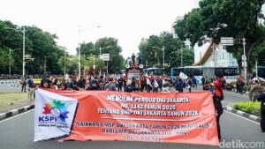 Demo Tolak UMP Jakarta 2026: KSPI Akui Sengaja Kurangi Massa, Tunggu Respons Pemerintah