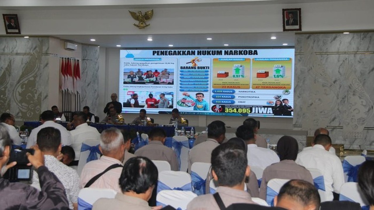 Polda Jateng Laporkan Penurunan Kriminalitas dan Gangguan Kamtibmas Sepanjang 2025