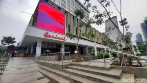 Gedung Sarinah Alami Kebakaran Dekorasi Pita, Operasional Tetap Normal