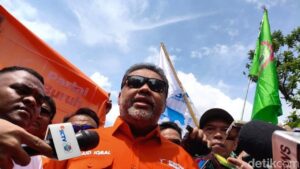 Said Iqbal Akui Jumlah Massa Buruh yang Turun Aksi Hari Ini Sedikit dan Disengaja