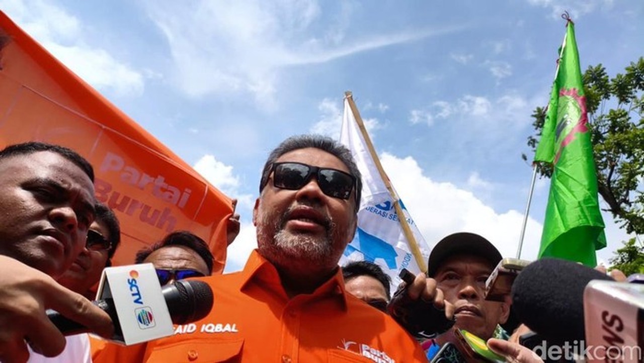 Said Iqbal Akui Jumlah Massa Buruh yang Turun Aksi Hari Ini Sedikit dan Disengaja