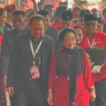 Megawati Hadiri HUT ke-53 dan Rakernas PDIP di Ancol, Disambut Sekjen Hasto