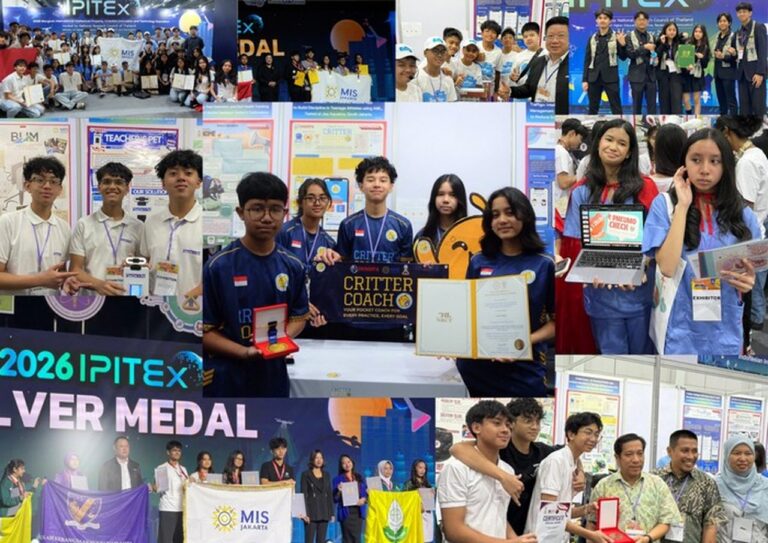 Siswa Mentari Intercultural School Jakarta Borong Medali Emas di Ajang Inovasi Internasional IPITEx 2026