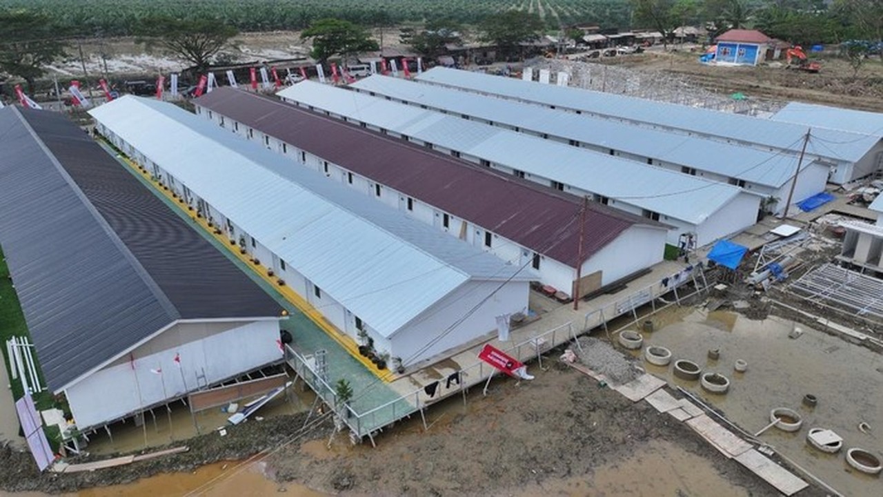 Pemerintah Percepat Pembangunan Hunian Sementara Korban Bencana di Sumatera