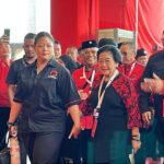 Megawati Hadiri Penutupan Rakernas PDIP di Ancol Didampingi Cucu Puan Maharani