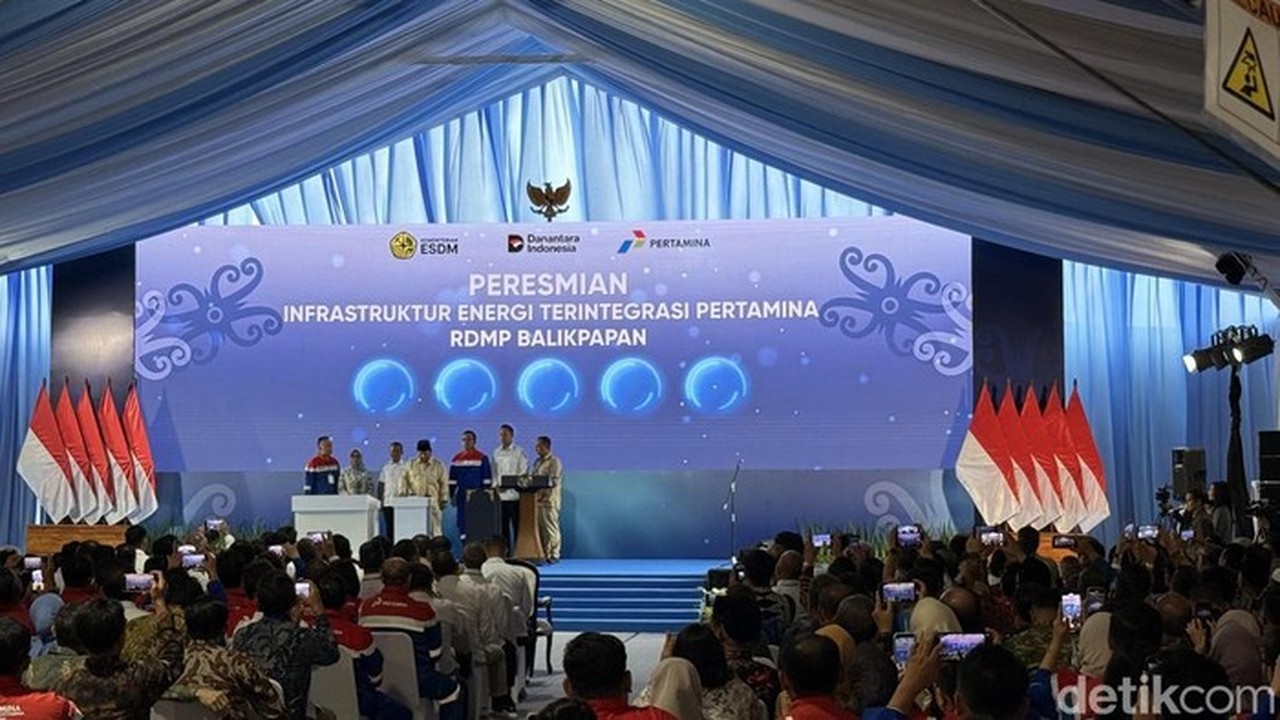 Presiden Prabowo Resmikan Kilang Minyak Terbesar RI di Balikpapan, Target Hemat Devisa Rp 60 Triliun