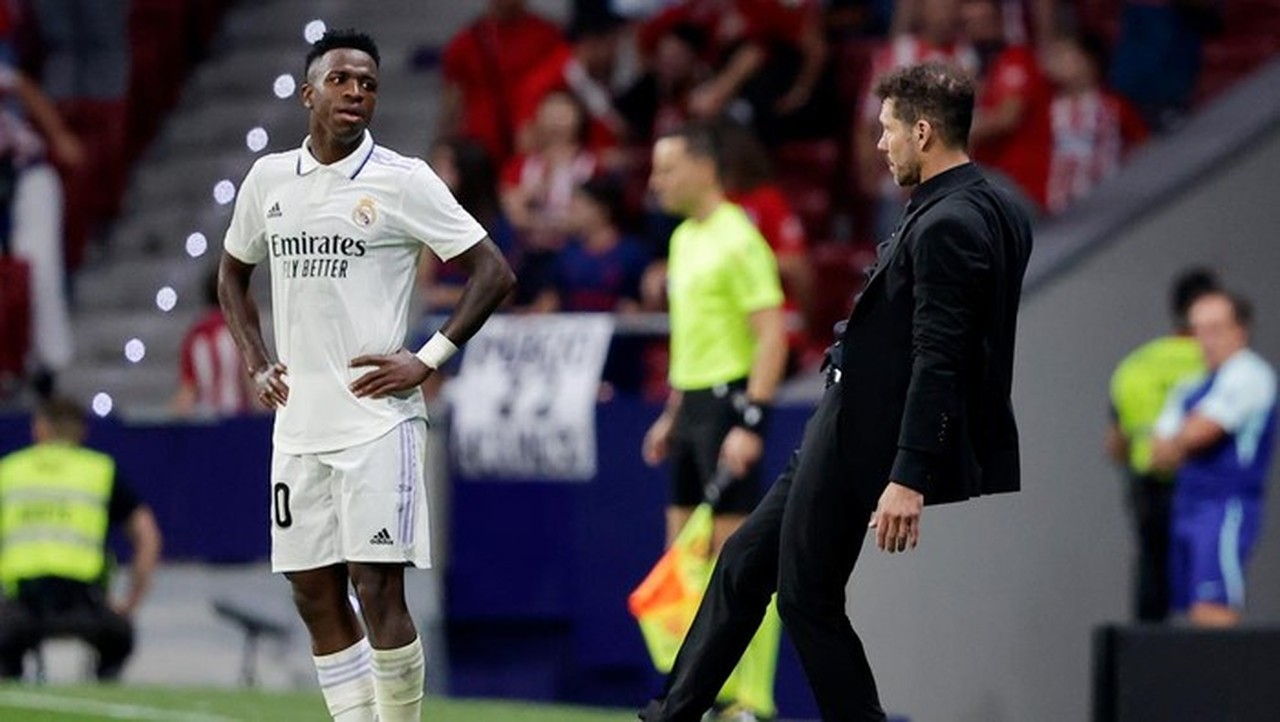 Diego Simeone Minta Maaf ke Vinicius Junior Usai Derby Madrid: Saya Keliru