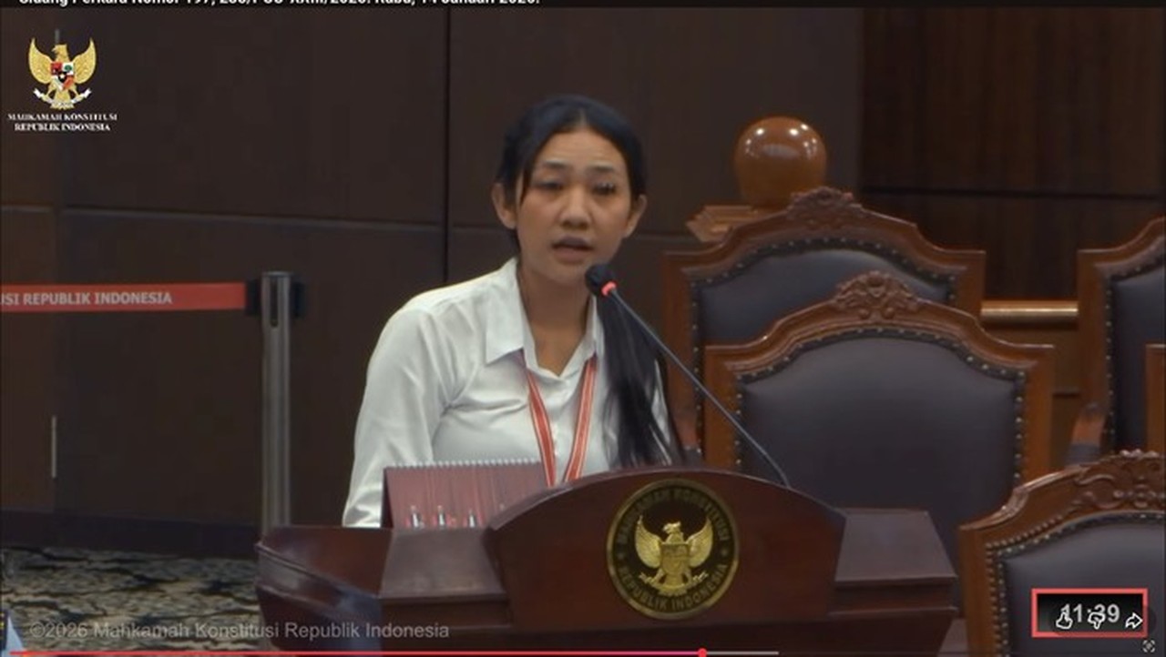 Foto: Eva Meilani Pasaribu (tangkapan Layar Youtube Mk)