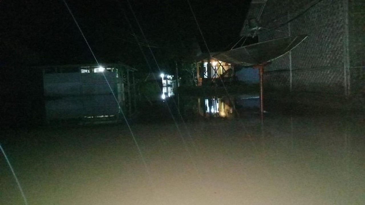 Banjir Pandeglang Meluap Lagi Akibat Hujan Tinggi, 4 Kampung Terendam dan 10 KK Mengungsi