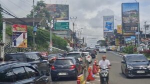 Libur Panjang, 12.800 Kendaraan Menuju Puncak Bogor Siang Ini
