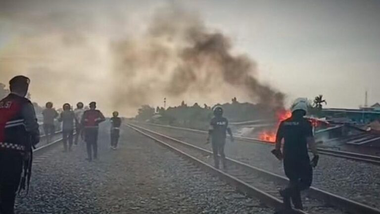 Polisi Diserang Senapan Angin Saat Gerebek Barak Narkoba di Deli Serdang