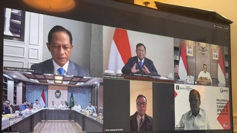 Prabowo Pimpin Rapat Virtual Penertiban Hutan dari London, Bahas Konservasi Gajah Aceh