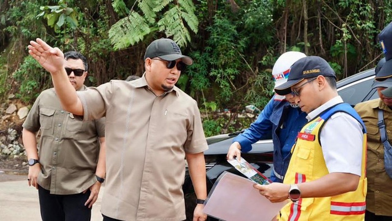 Andre Rosiade Kawal Proyek Rp 670 M Perbaikan Jalan Malalak Agam Pasca-Banjir