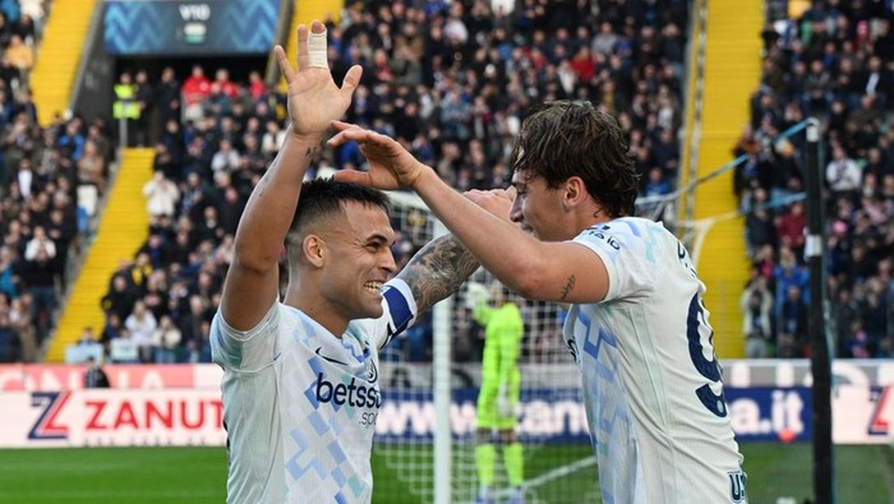 Duet Maut Pio Esposito dan Lautaro Martinez Perkokoh Puncak Klasemen Inter Milan