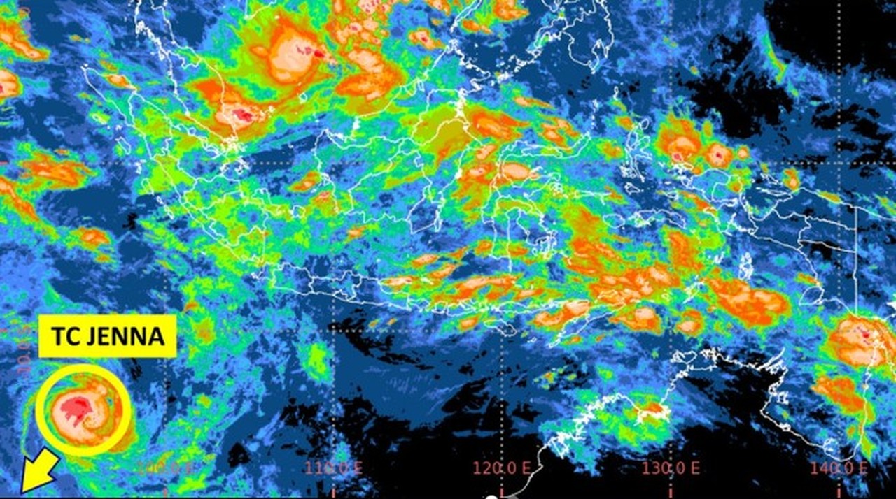 Siklon Tropis Jenna Terbentuk di Samudra Hindia, Waspadai Gelombang Tinggi di Pesisir Selatan Siklon Tropis Jenna Terbentuk di Samudra Hindia, Waspadai Gelombang Tinggi di Pesisir Selatan