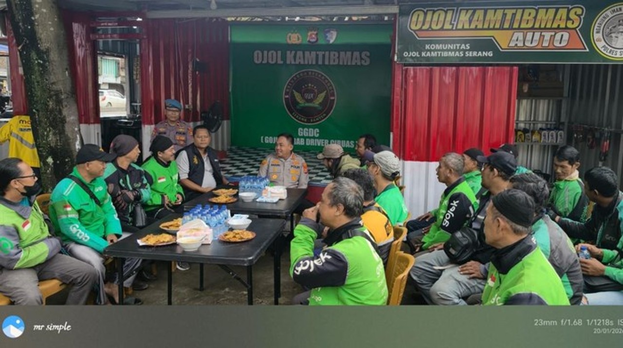 Kapolres Serang Gandeng Ojol Pantau Kamtibmas: Informasi Anda, Tindakan Cepat Kami