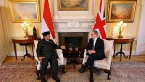 Prabowo dan PM Inggris Keir Starmer Bahas Kemitraan Strategis di London