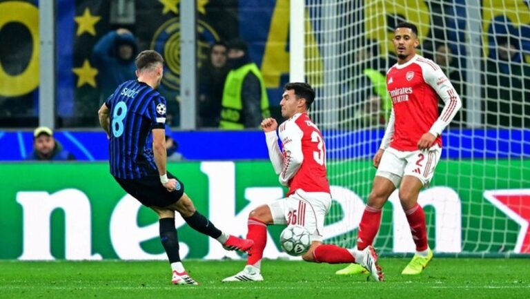 Babak I Liga Champions: Arsenal Sementara Ungguli Inter Milan 2-1 di Giuseppe Meazza