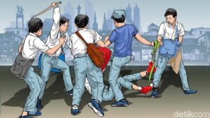 Tiga Remaja Dicokok Polisi Depok Saat Hendak Tawuran, 3 Celurit Diamankan