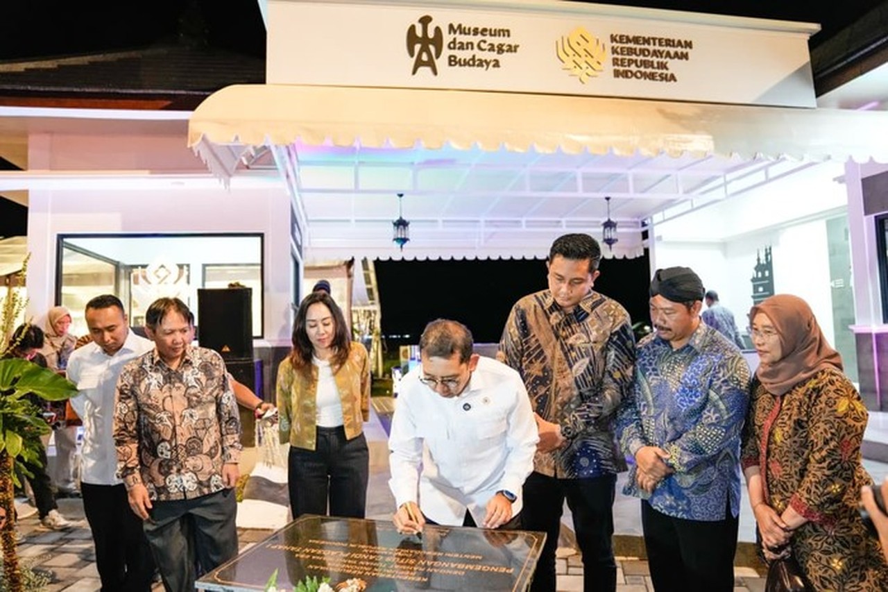 Menbud Fadli Zon Resmikan Pengembangan Candi Plaosan Tahap I, Perkuat Identitas Budaya Bangsa