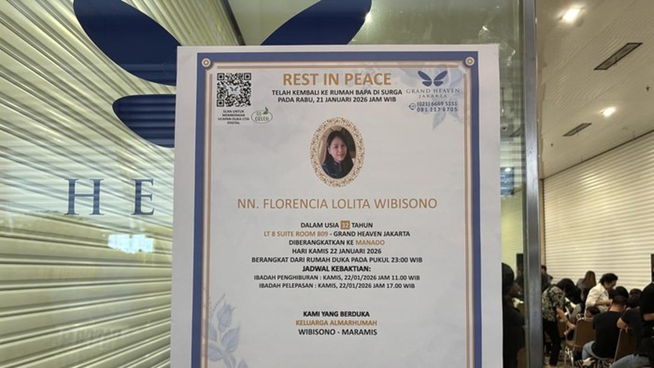 Jenazah Pramugari Atr 42 500 Disemayamkan Di Rumah Duka Grand Heaven Pluit, Jakarta Utara (rachma/detikcom)