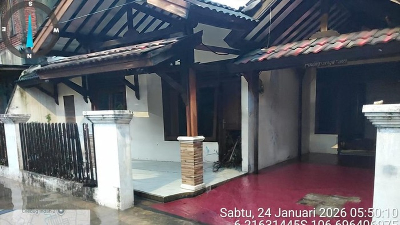 Foto: Tanggul Jebol Di Dekat Perumahan Di Pinang, Tangerang Sudah Diperbaiki Sementara, Banjir Surut. (dok. Istimewa)