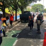 Jalan Juanda Depok Berlubang, Polisi dan PUPR Segera Lakukan Perbaikan Lima Titik