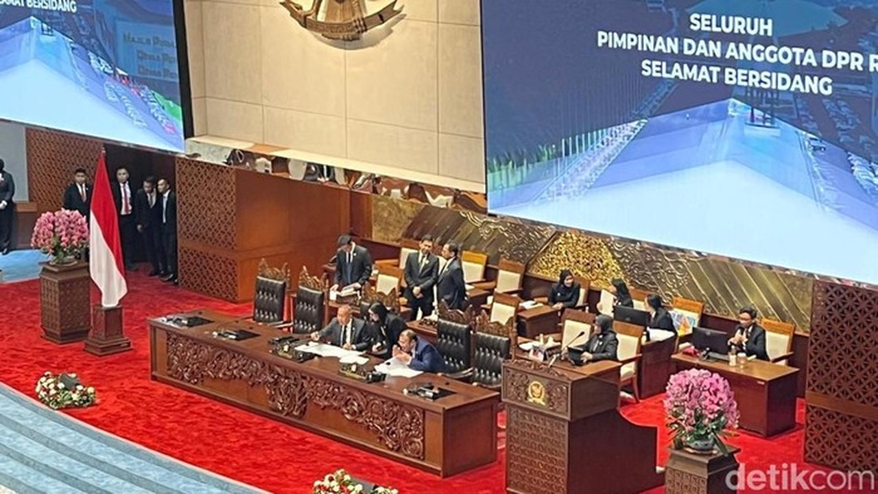 Rapat Paripurna Dpr Ri Hari Ini (anggi/detikcom)