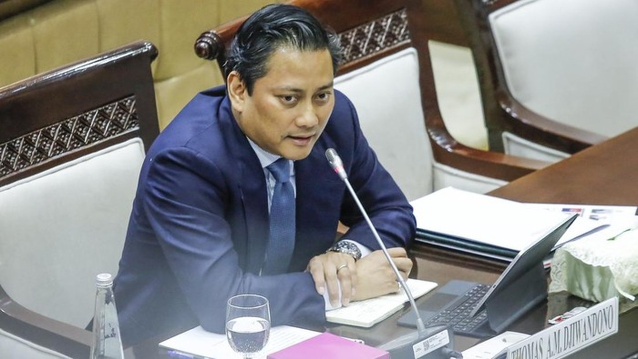 Thomas Djiwandono. (antara Foto/asprilla Dwi Adha)