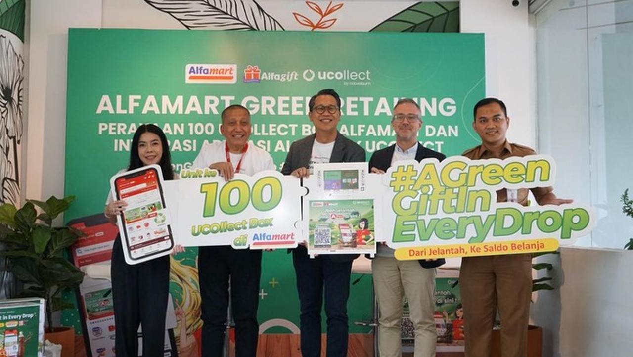 Alfamart Ubah Minyak Jelantah Jadi Poin Belanja Alfagift Lewat Ucollect Box Alfamart Ubah Minyak Jelantah Jadi Poin Belanja Alfagift Lewat Ucollect Box
