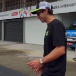 Hujan Sambut Kedatangan Valentino Rossi di Sirkuit Mandalika untuk Latihan Bersama