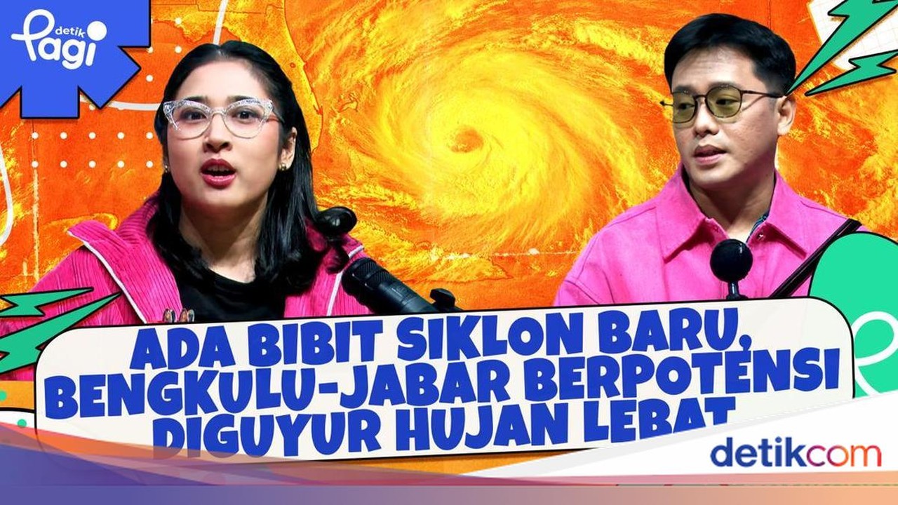 Bibit Siklon Tropis 98S Terdeteksi, Bengkulu dan Jawa Barat Berpotensi Hujan Lebat