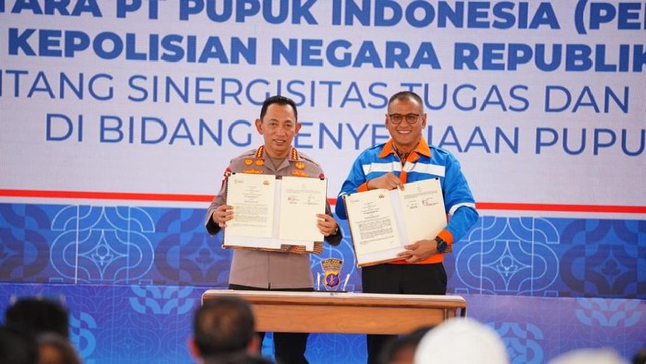 Kapolri Jenderal Sigit Tandatangani MoU Distribusi Pupuk, Wujudkan “Indonesia Lumbung Pangan Dunia”