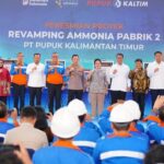 Kapolri, Mentan, dan Ketua Komisi IV DPR Resmikan Revamping Pabrik Amonia Pupuk Kaltim