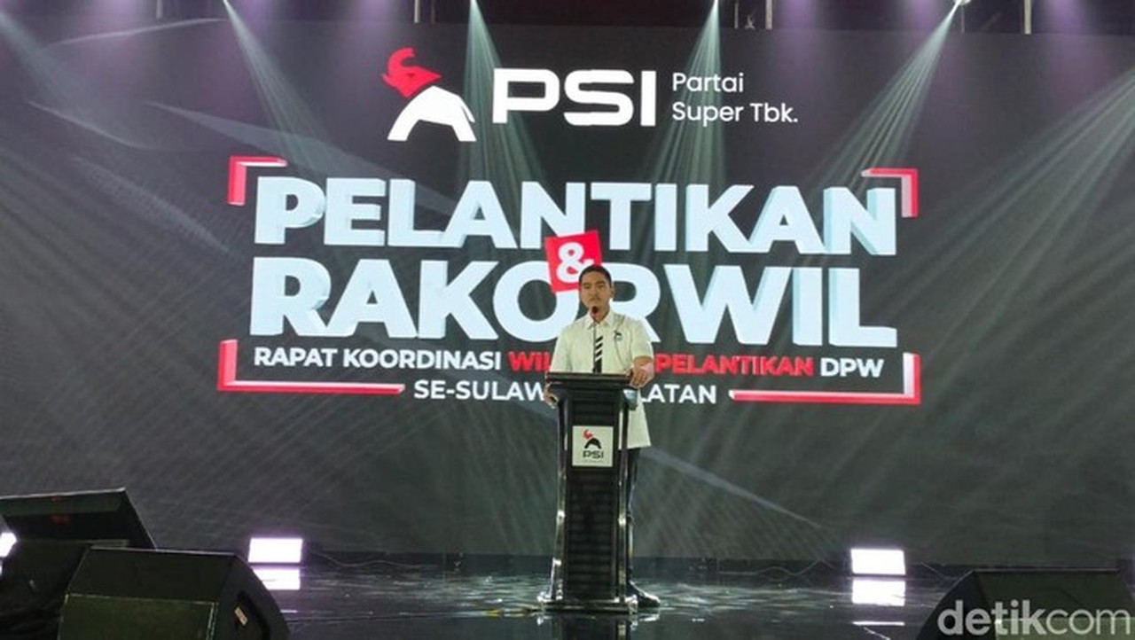 Rakernas PSI di Makassar Dibuka Hari Ini, Kaesang Pimpin Ribuan Kader dan Simpatisan Rakernas PSI di Makassar Dibuka Hari Ini, Kaesang Pimpin Ribuan Kader dan Simpatisan
