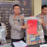 7 Perampok Minimarket di Pandeglang Dibekuk, Ratusan Bungkus Rokok dan Motor Disita