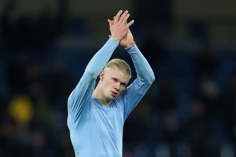 Erling Haaland Akhiri Paceklik Gol dari Open Play, Manchester City Libas Galatasaray 2-0