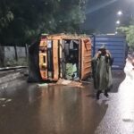 Truk Kontainer Terbalik di Cilincing, Lalu Lintas Arah Cakung Terganggu