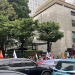 Buruh Tolak RI Masuk Dewan Perdamaian Gaza, Demo di Depan Kantor PBB Jakarta
