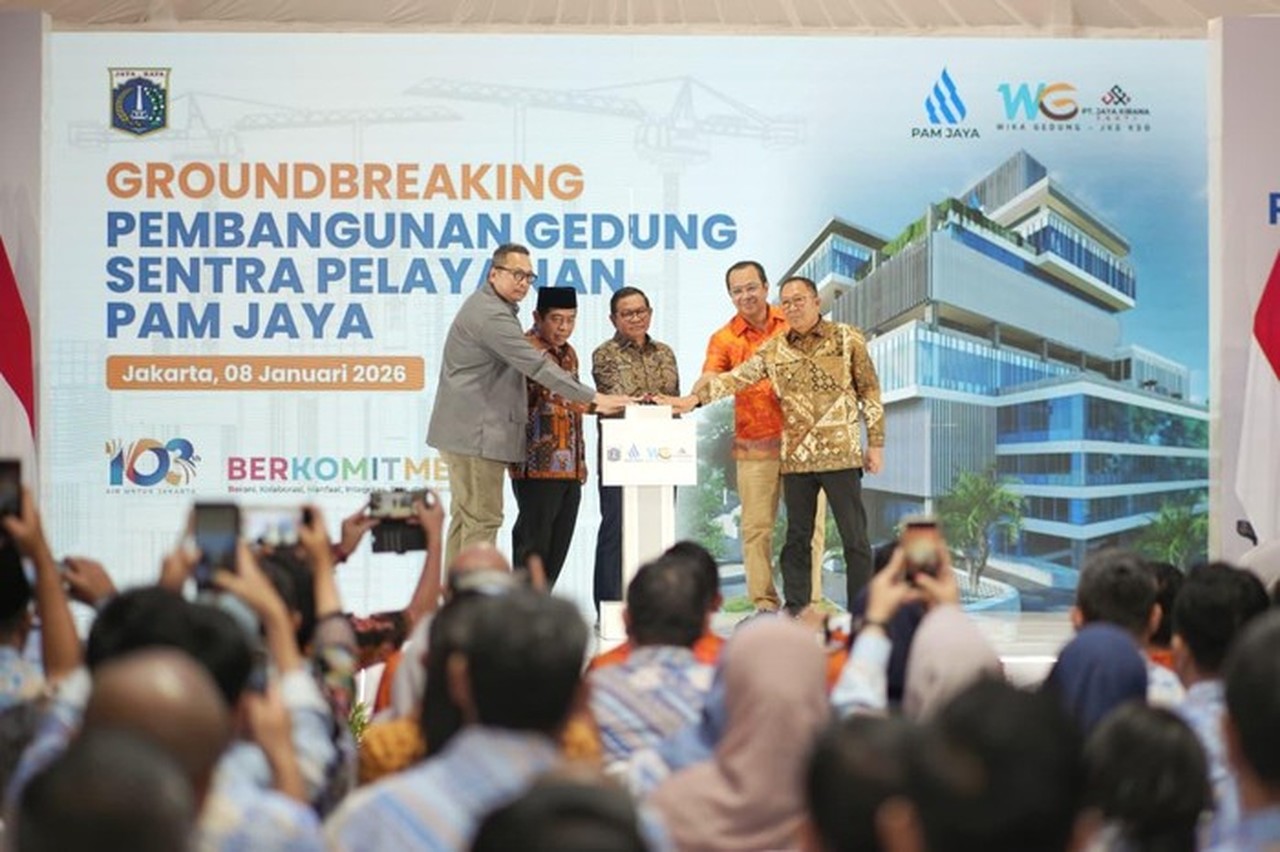 PAM JAYA Bangun Gedung Sentra Pelayanan dengan Konsep Urban Water Falling