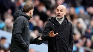Pep Guardiola dan Fabian Hurzeler Bersitegang di Pinggir Lapangan Saat City Ditahan Brighton