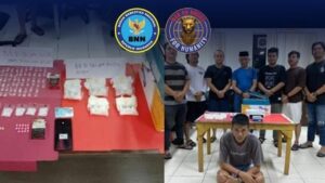 BNN Amankan Pengedar Narkoba di Bangka Belitung, Sita Ratusan Gram Sabu dan Puluhan Butir Ekstasi