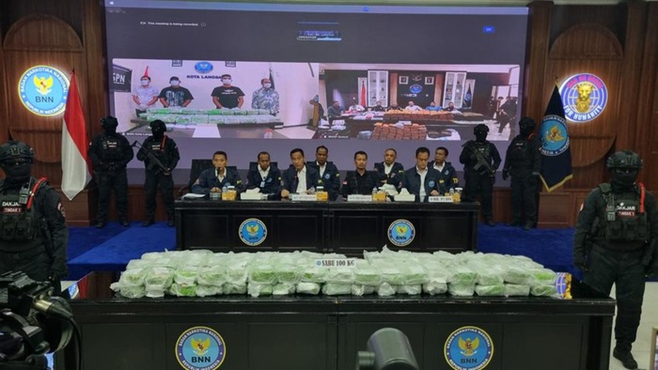 BNN Kejar Otak Pengedar 160 Kg Sabu Jaringan Golden Triangle di Aceh