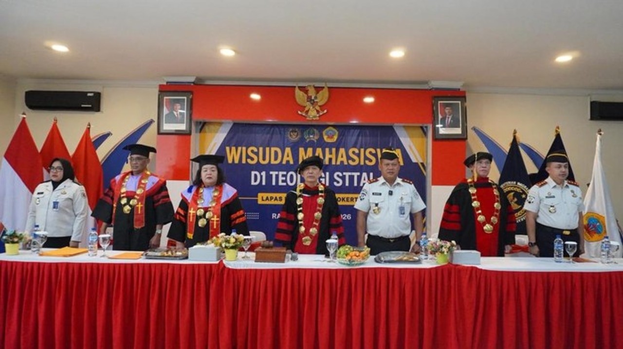 13 Warga Binaan Lapas Purwokerto Raih Gelar Diploma 1 Teologi Lewat Program Khusus