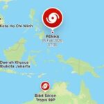 Siklon Tropis PENHA Mengancam, Tiga Provinsi Ini Berpotensi Alami Cuaca Ekstrem