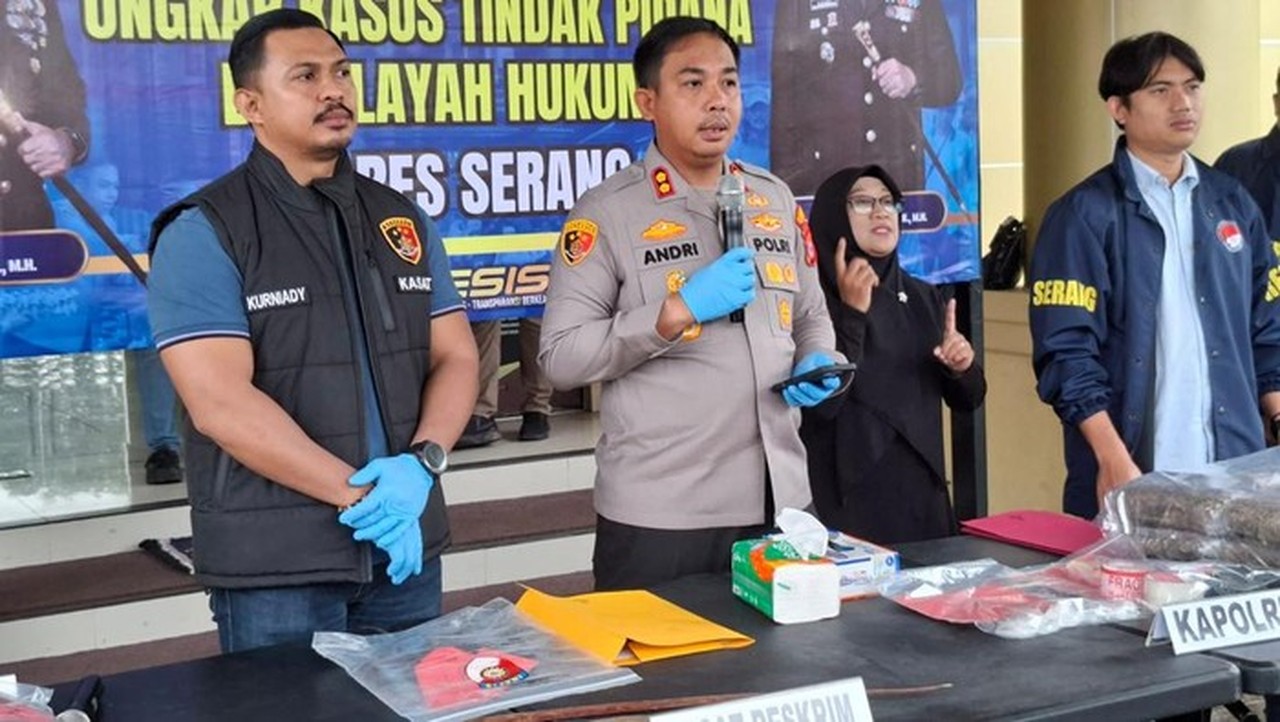 Polres Serang Ungkap 23 Kasus Kriminal dan Narkoba di Januari 2026