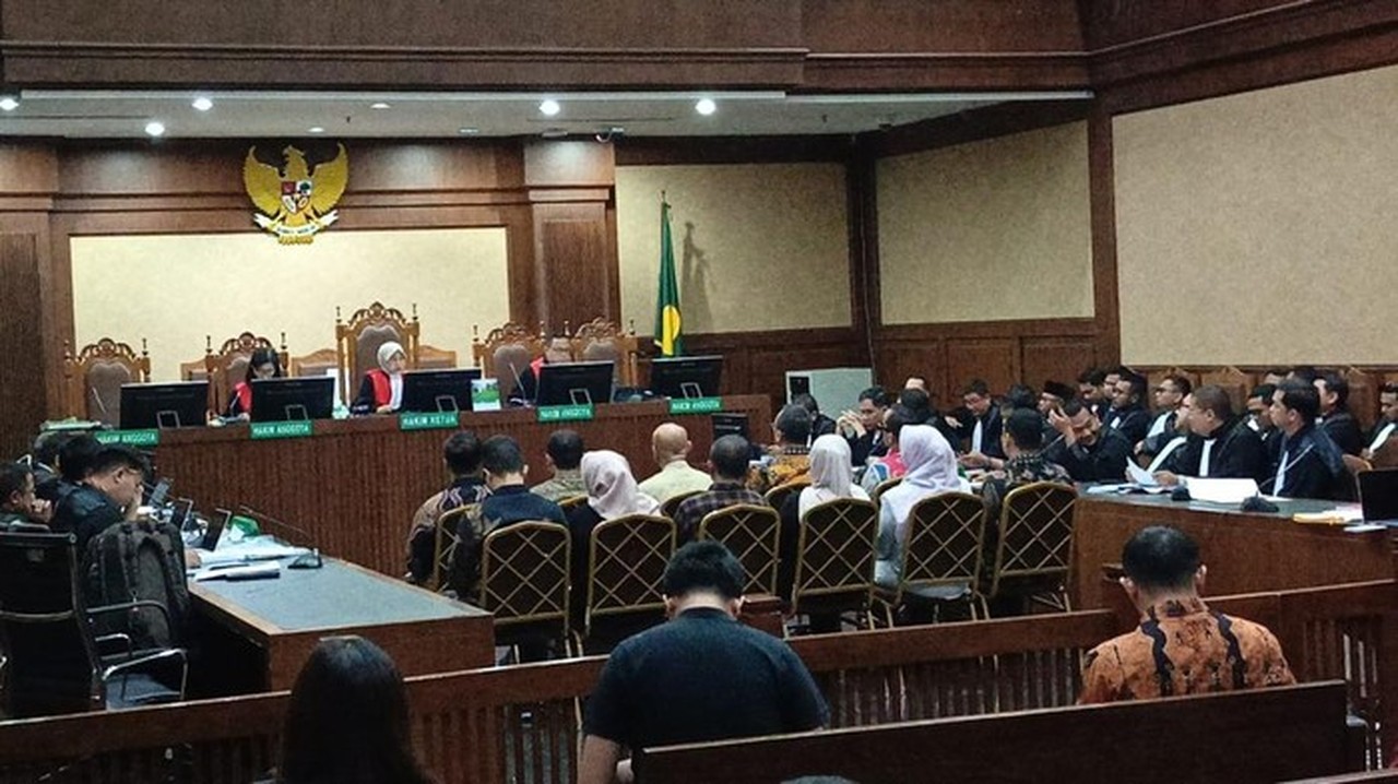 Foto: Sidang Kasus Pemerasan Sertifikasi K3 (mulia/detikcom)